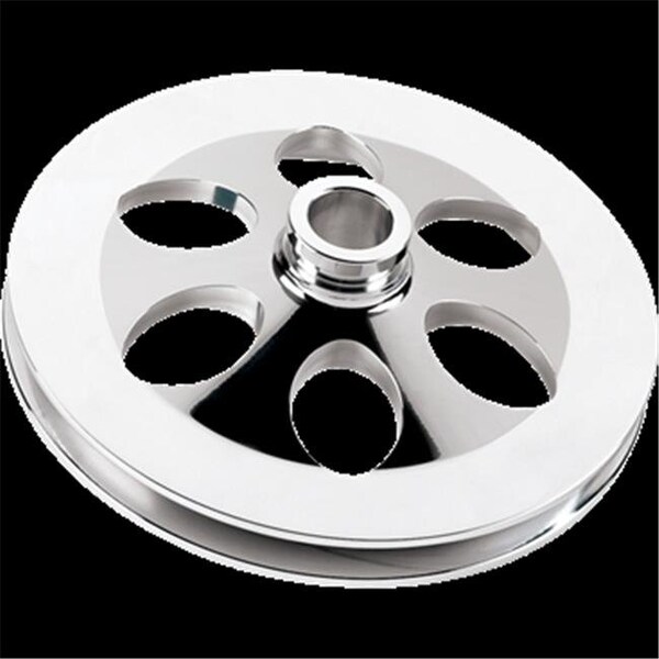 Billet Specialties BSP86420 1 Groove Power Steering Pulley for 1977 & up Saginaw power steering pump BSP86420 - main